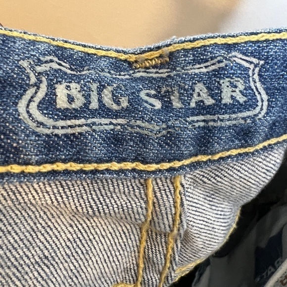 🌹Big Star Mia Bootcut Denim Jeans Light Wash Blue Stretch 26R Casual Walking - Picture 8 of 12